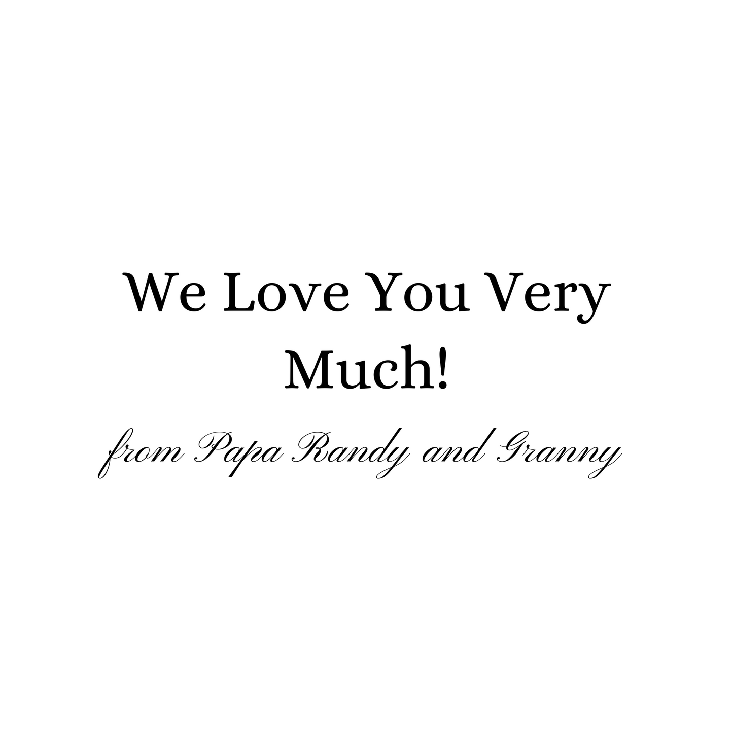 Gift Giver Name & Personal Message Add-On